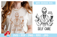 Self care SVG, Wife vibe SVG Product Image 1