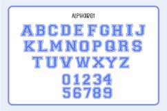 Goalie Alphabet Letter Sublimation Product Image 2