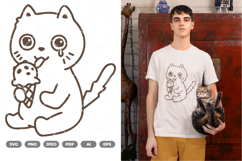 Cat SVG &amp; Clipart Product Image 1