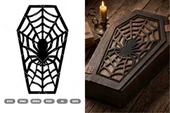 Halloween Coffin SVG & Clipart Product Image 3