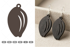 Seashell Earring SVG &amp; Clipart Product Image 1