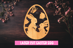 15 Easter Egg Laser Cut File | SVG Templates Product Image 2