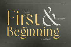 Glavoire - Stencil Ligature Sans Product Image 2