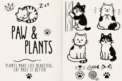Snuggle Cat Font Duo Product Image 2
