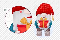 Christmas clipart Christmas Gnomes clipart Gnomes trio Product Image 2