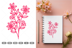 Flower Doodle SVG &amp; Clipart Product Image 1