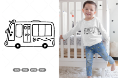 Cute Bus SVG &amp; Clipart Product Image 1