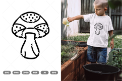 Mushroom SVG &amp; Clipart Product Image 1