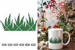 Grass Silhouette SVG &amp; Clipart Product Image 1
