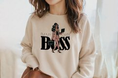 Boss Babe Charm - Empowering Businesswoman PNG Clip Art Product Image 2