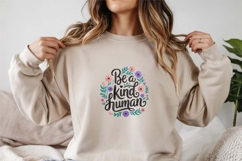 Be A Kind Human Embroidery Design Product Image 2