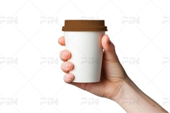 Coffee Paper Cup Mockup - Realistic PSD Template Product Image 2