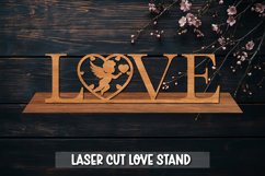 Valentine Laser Cut Stand I Valentine Home Decor Product Image 1