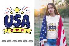 USA Colored SVG &amp; Clipart Product Image 1