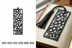 Floral Bookmarks SVG &amp; Clipart Product Image 1