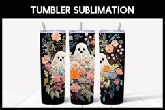 6 Halloween Tumbler Wrap Ghosts I Halloween Tumbler Product Image 3