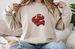 Game Day Football Embroidery Design Product Image 2