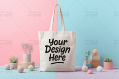 Tote Bag Cup - Mockup Realistic PSD Template Product Image 2
