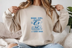 Book Girl Summer Mermaid Embroidery Design Product Image 2