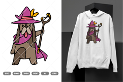 Witch Dog Colored SVG &amp; Clipart Product Image 1