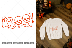 Boo! SVG &amp; Clipart Product Image 1