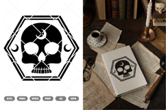 Skull SVG &amp; Clipart Product Image 1