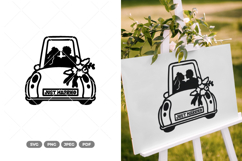 Just Married SVG &amp; Clipart Product Image 1