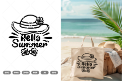Hello Summer SVG &amp; Clipart Product Image 1