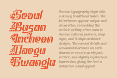 Hamsachin - Modern Korean Font Product Image 2