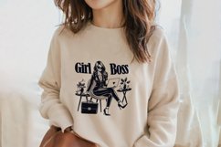 Boss Babe Charm - Empowering Businesswoman PNG Clip Art Product Image 2