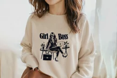 Boss Babe Charm - Empowering Businesswoman PNG Clip Art Product Image 2