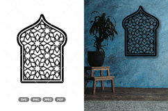 Ornamental Decorative Window SVG &amp; Clipart Product Image 1