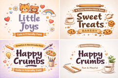Happy Crumbs Playful Handwritten Font Product Image 3