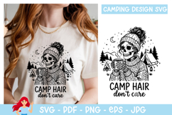 Camp hair don't care SVG, Camp SVG Product Image 1