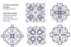 Feminine Arabesque Mandala Product Image 2