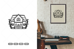 House Doodle SVG &amp; Clipart Product Image 1