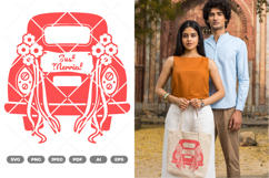 Just Married SVG &amp; Clipart Product Image 1