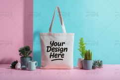 Tote Bag Cup - Mockup Realistic PSD Template Product Image 2
