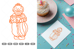 Clown SVG &amp; Clipart Product Image 1