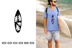 Surfboard SVG &amp; Clipart Product Image 1