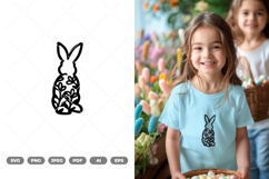 Easter Bunny SVG &amp; Clipart Product Image 1
