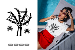 Skeleton Hand SVG &amp; Clipart - Halloween SVG Product Image 1