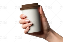Coffee Paper Cup Mockup - Realistic PSD Template Product Image 2