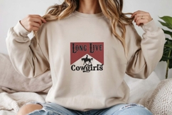 Long Live Cowgirls Western Embroidery Design Product Image 2