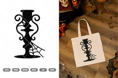 Creepy Candelabra SVG &amp; Clipart Product Image 1