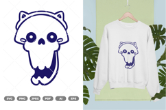Funny Face Skull SVG &amp; Clipart Product Image 1