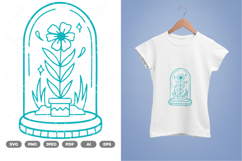 Glass Bell SVG &amp; Clipart Product Image 1