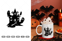 Haunted House SVG &amp; Clipart Product Image 1
