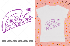 Pizza Skull SVG &amp; Clipart Product Image 1
