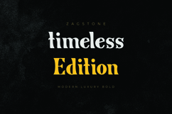Zagstone - Modern Luxury Bold Serif Font Product Image 2